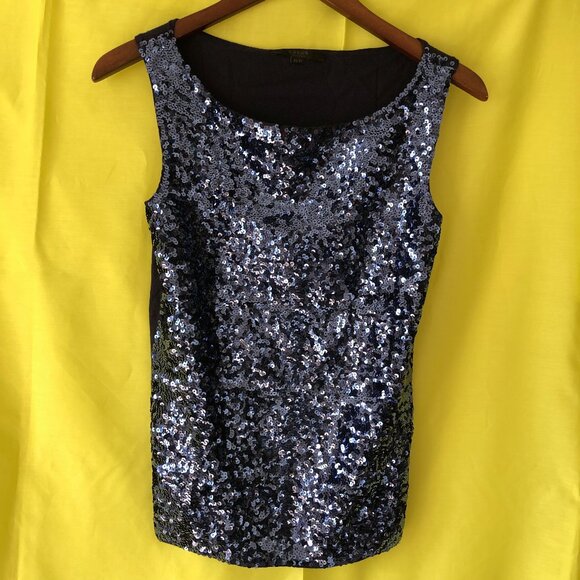 Cassis Collection Blue Sequined Piece - Picture 1 of 5